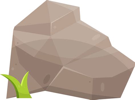 Rock Stones And Boulders In Cartoon Style 8853543 Png