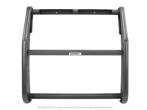 Go Rhino LR Series Push Bumper With 2 Light Opening 5344A 2L RealTruck