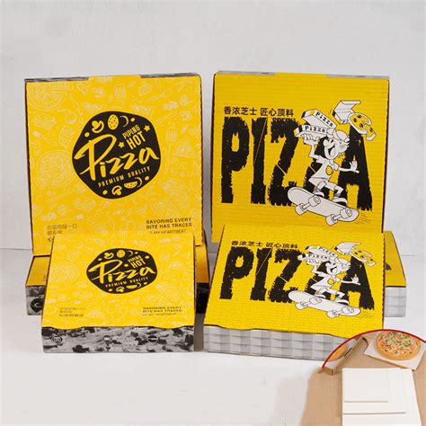 Custom Printing Wholesale Personalized 10 12 14 Inch Brown Black Pizza