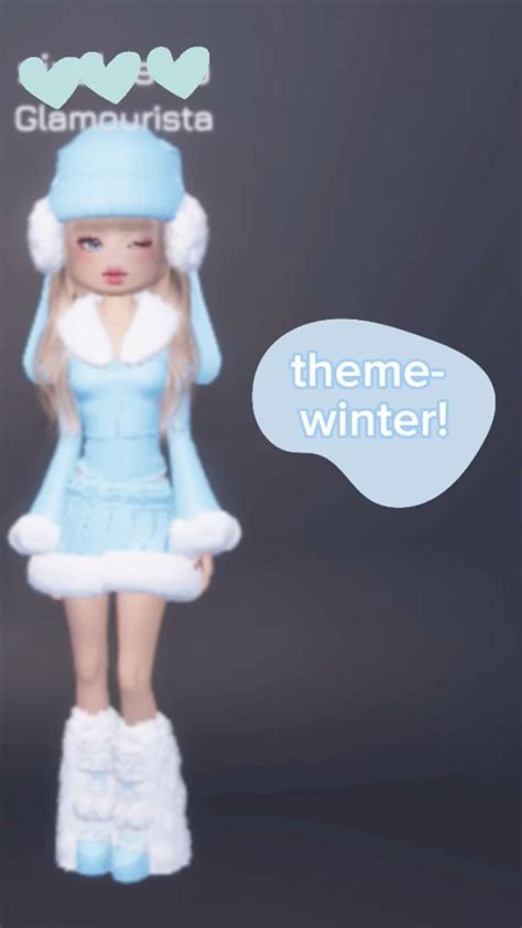 Dress To Impress Winter Themed Outfit In Themed Outfits