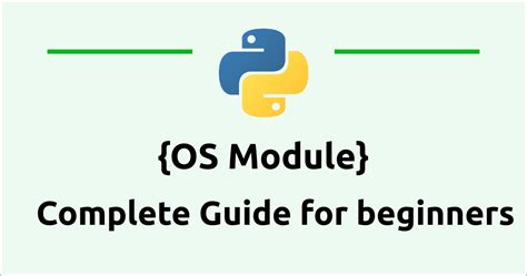 Os Module In Python Beginner S Guide With Examples Codeasify