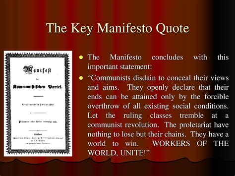 Karl Marx Communist Manifesto Quotes