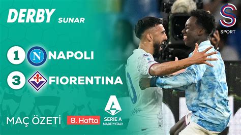 Napoli Fiorentina 1 3 Maç Özeti Serie A 2023 24 YouTube