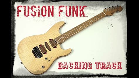 Funk Fusion Guitar Backing Track Fm Youtube