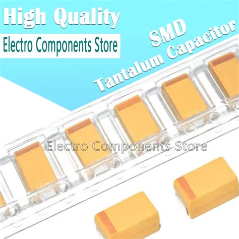 Condensador De Tantalio De Caja SMD A B C D 6V 6 3 V 10V 16V