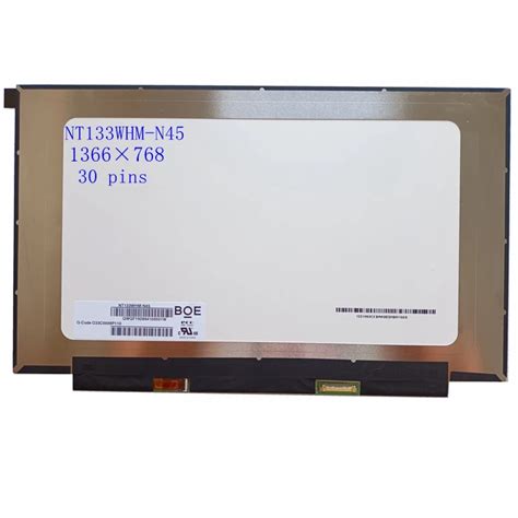 Original Nt133whm N45 Nt133whm N46 Laptop Lcd Screen Panel Matrix 13 3