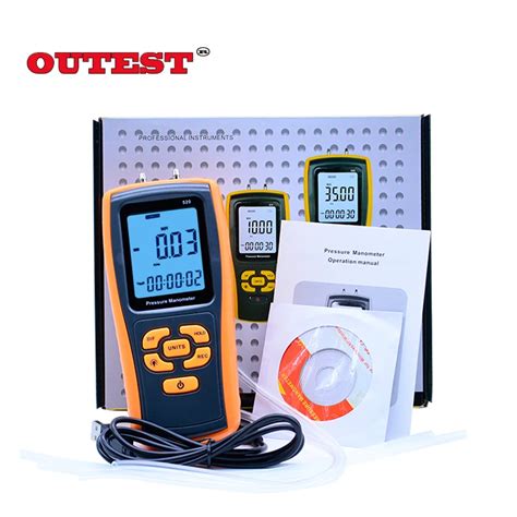 Unique 150KPa Digital LCD display Pressure manometer yellow ...