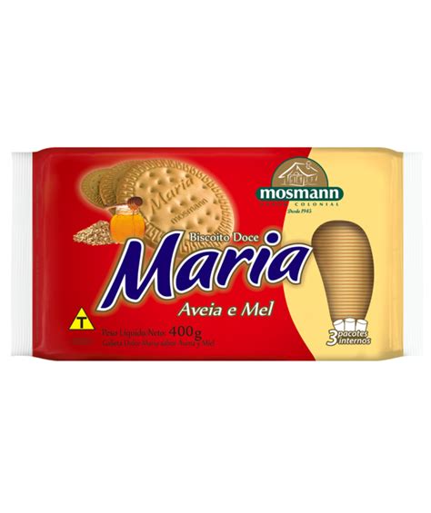 Biscoito Maria Mosmann Aveia E Mel G