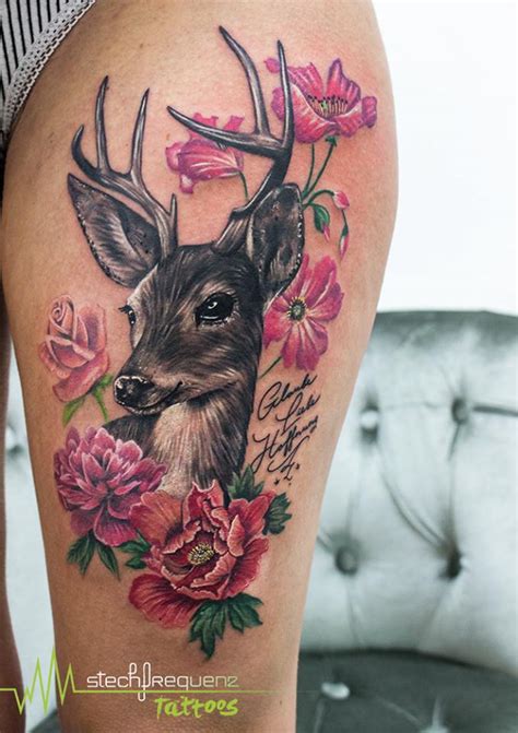 Color Thigh Tattoo Daniel Martorana TrueArtists