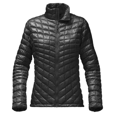 The North Face Womens Thermoball Full Zip Jacket In Tnf Black Country Club Prep