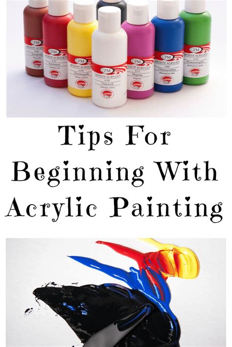 16 Tips For Beginning With Acrylic Painting Acrylic Painting Tips