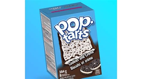 Kelloggs Pop Tarts Cookies and Creme csokis kekszes sütemény 384g