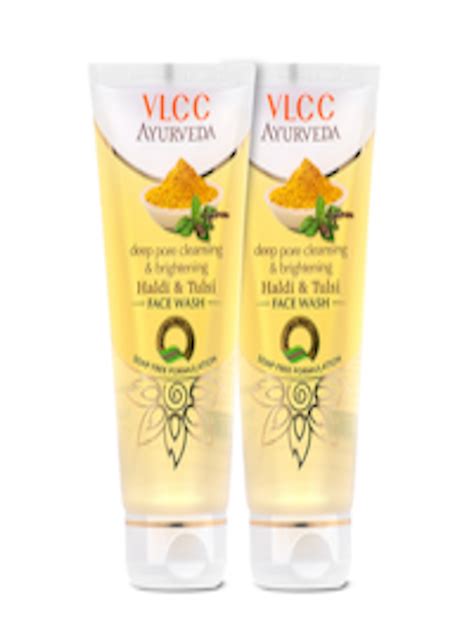 Buy Vlcc Set Of 2 Deep Pore Cleansing And Brightening Haldi And Tulsi Face