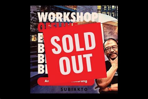 Workshop Offline Eksklusif Bisa Bikin Brand Sold Out Subiakto