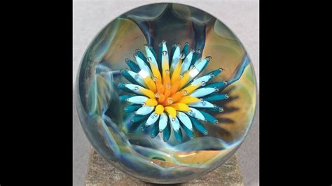 Vortex Marble Handmade By Bill Grout At Aspen Hot Glass Floral