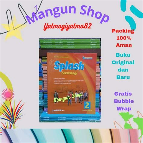 Jual Buku Splash Sosiologi Sma Kelas Xi Kurikulum Merdeka Yudhistira