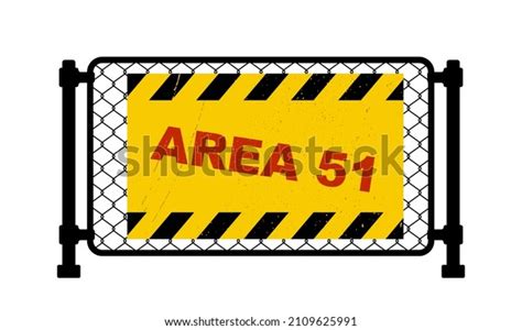 Warning Sign Area 51 Concept Background Stock Vector (Royalty Free) 2109625991 | Shutterstock