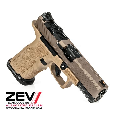 ZEV OZ9 Elite X Grip 17 RD 9mm FDE Pistol Omaha Outdoors