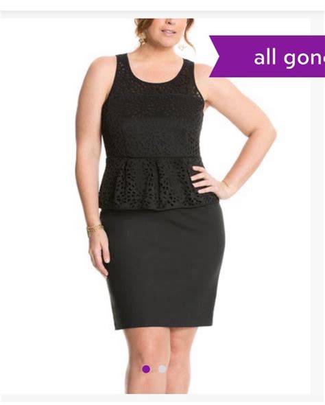 Plus Size Black Cocktail Dress Womens Fashion Dresses And Sets