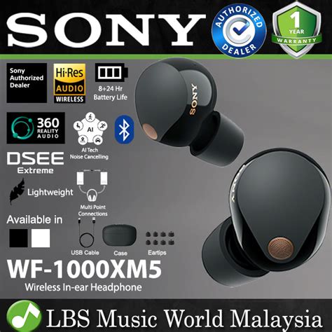 Sony Wf Xm Truly Wireless Noise Cancelling In Ear Earphone Earbuds