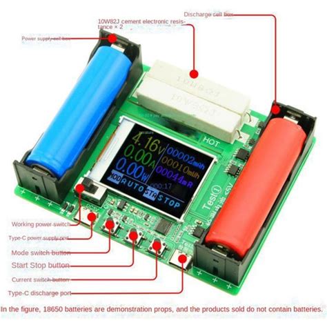 18650 Lityum Pil Kapasitesi Dahili Direnç Test Cihazı Modülü Fiyatı