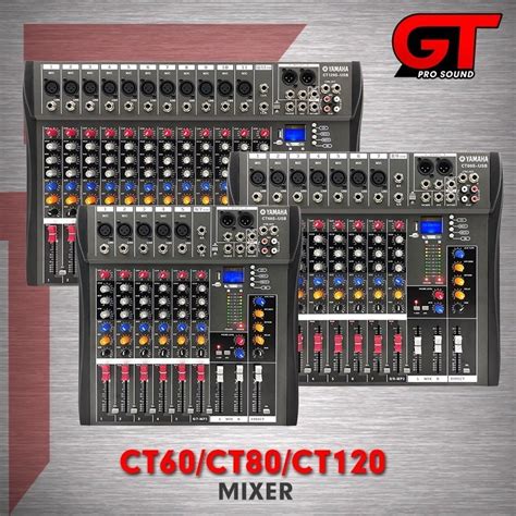 Jual Yamaha CT60S CT80S CT120S Pencampur Audio DJ Mixer Audio 6 8