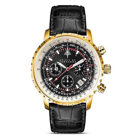 Buy Spirit Of Concorde Gold Edition Men S Chronograph Watch A