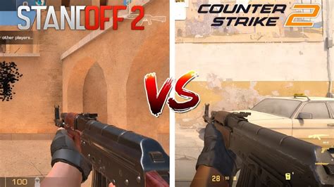 Standoff Vs Counter Strike Weapons Animation Comparison