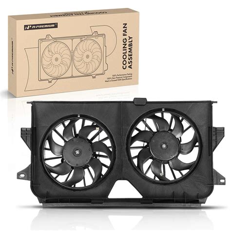 Engine Radiator Cooling Fan Assembly With Shroud For Dodge Caravan