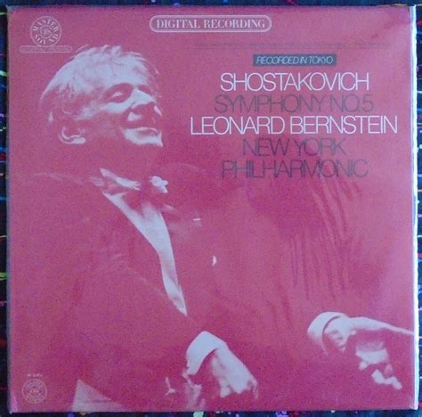 Shostakovich Symphony No 5 Bernstein New York Phil Usa New Old Stock