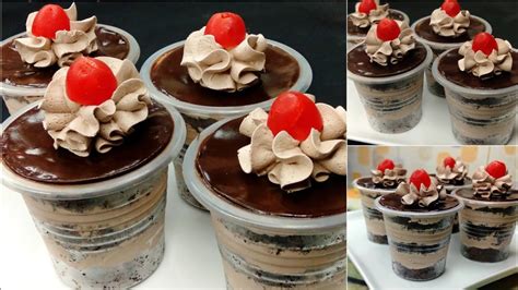 Mins Chocolate Mousse Cake No Bake Dessert Cup Recipe Easy