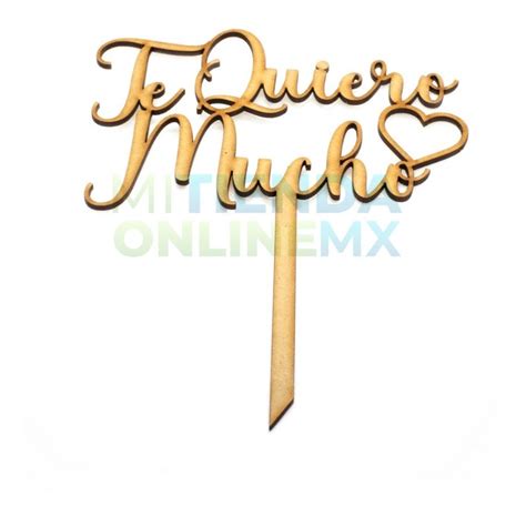 Letreros Pastel Cake Topper Variedad Fiesta Mdf Mm Mitiendaonlinemx