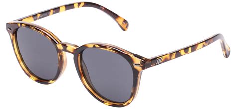 Le Specs Bandwagon Prescription Sunglasses Syrup Tort Smoke Tortoise Black