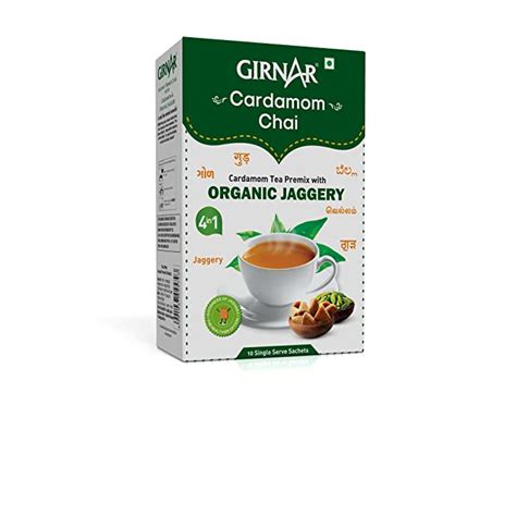 Girnar Jaggery Cardamom Tea Instant Mix Sachets Indian Supermarket