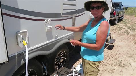 Getting Water Into Your Rv While Boondocking Youtube