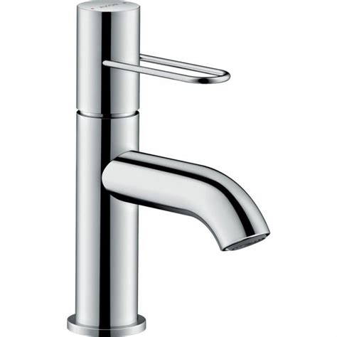 Axor Uno Chrome Single Lever Basin Mixer Tap Without Waste Basin