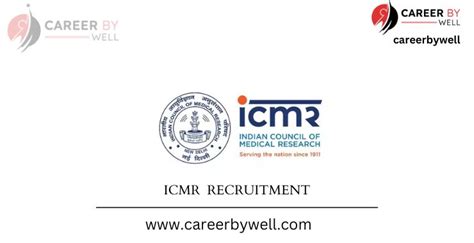 Icmr Technician Recruitment Freshers Eligible Careerbywell