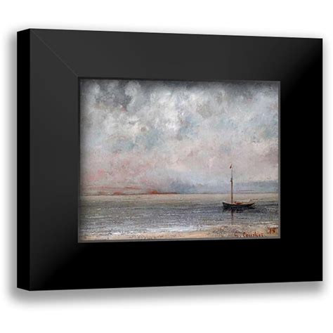 Courbet Gustave 18x15 Black Modern Framed Museum Art Print Titled