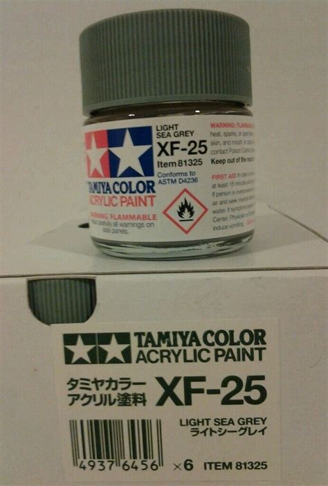 Tamiya Acrylic Paint XF 25 Light Sea Grey 23ml EBay