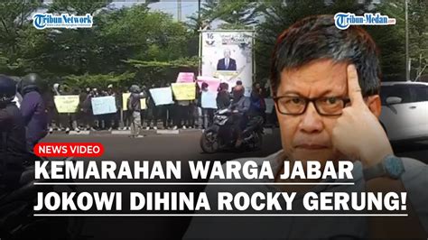 Jokowi Disebut Bajingan Tolol Mahasiswa Bandung Gelar Demo Hingga