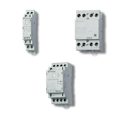 22 Series Modular Contactors 25 40 63a Finder