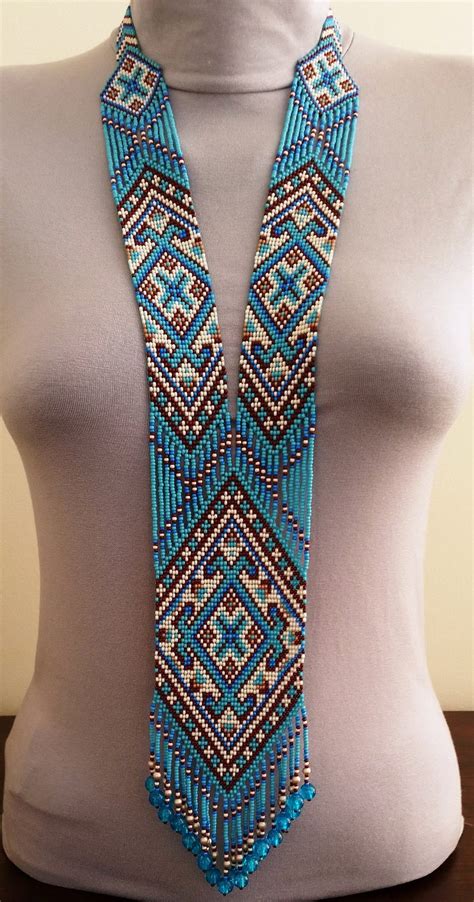 Ukrainian Blue Gerdan Traditional Ukraine Necklace Handmade Etsy