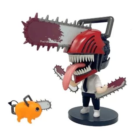 Figura Chainsaw Man Y Pochita Set 2 Figuras Meses Sin Interés