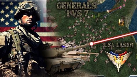 Command Conquer Generals Zero Hour Usa Laser Generals Vs Hard