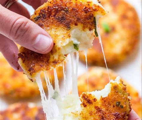 Cheesy Mashed Potato Pancakes Recipe