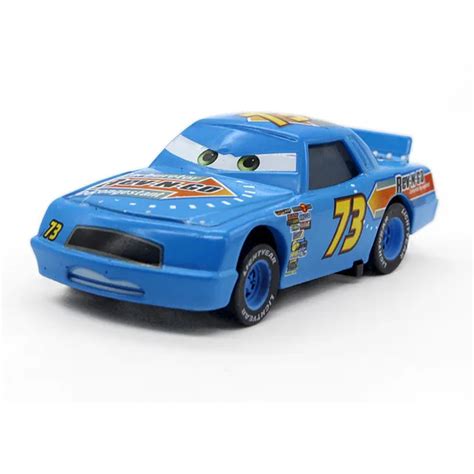 Disney Blue No.73 "Rev N GO " Diecast Metal Toy Pixar Cars Movie Macqueen Racing Alloy Car Model ...