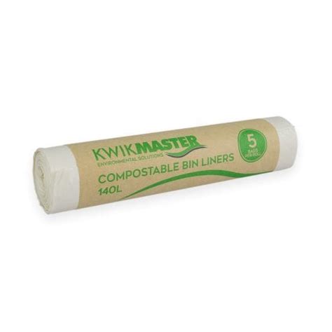 Kwikmaster Bin Liner Compostable 140l Bunzl Express Medshop Australia