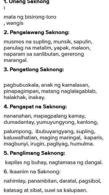 Mga Matatalinhagang Salita Sa Tulang Hele Ng Isang Ina Sa Kanyang