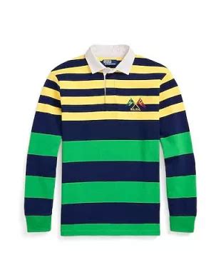 Polo Ralph Lauren Classic Fit Striped Jersey Rugby Shirt