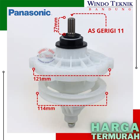 GEAR BOX PANASONIC GIGI 11 PULY KECIL GEARBOX GERBOX GIRBOX MESIN